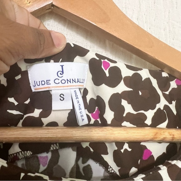 Jude Connally Beth Shift Dress Animal Print Sleeveless size S Small - Picture 4 of 5